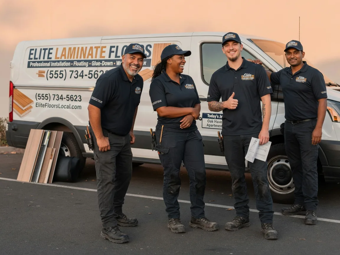 Laminate flooring installation company in Martindale, TX